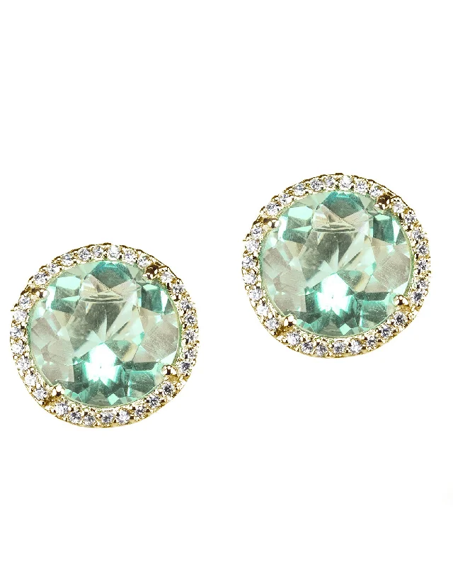 Green Amethyst/Gold