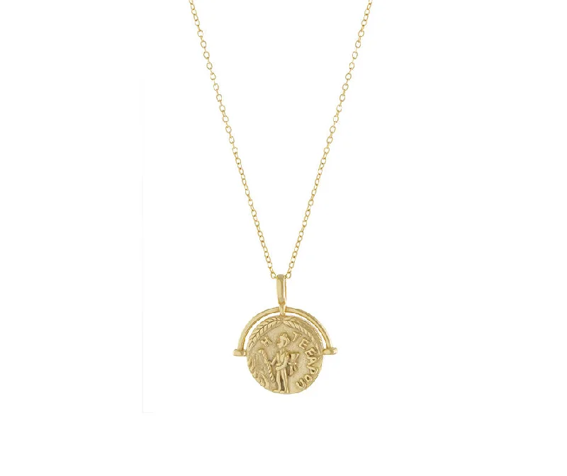 Women’s modern necklaces-Coin Necklace