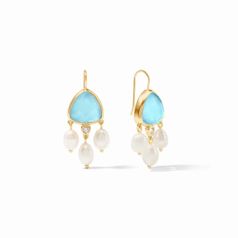 Women’s oversized earrings-Aquitaine Chandelier Earring