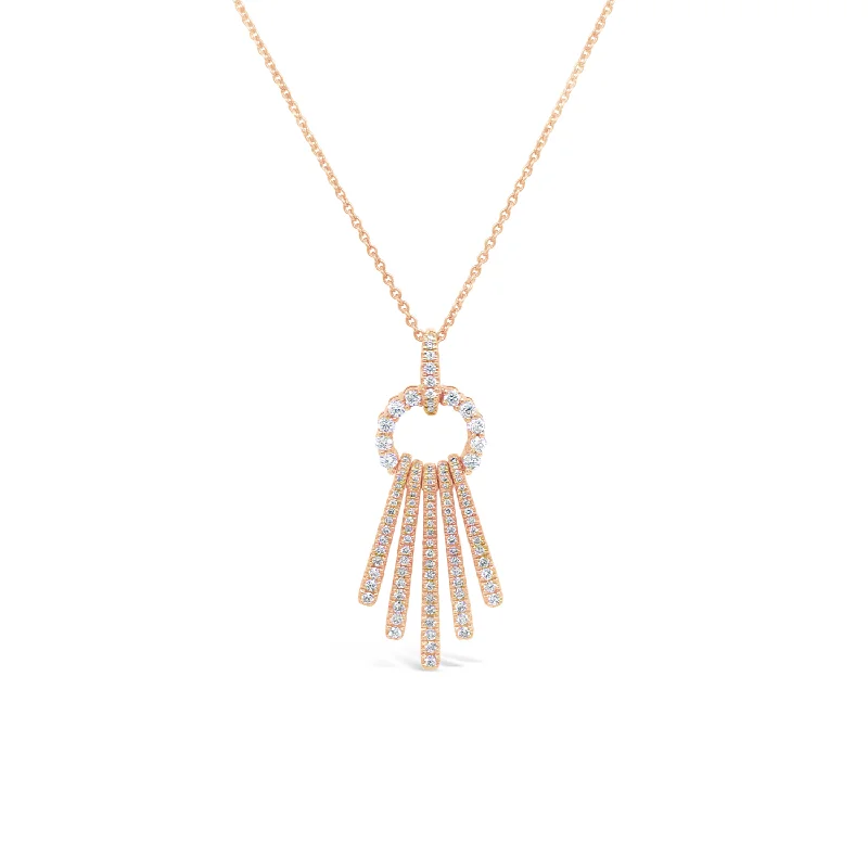 Women’s long chain necklaces-Diamond Sunset Petite Pendant