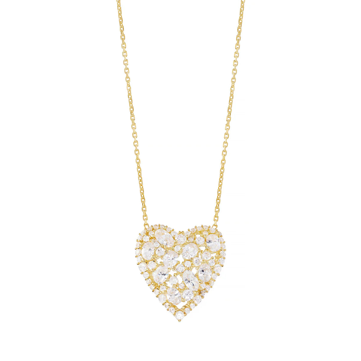 Women’s handmade necklaces-Heart Glam Necklace