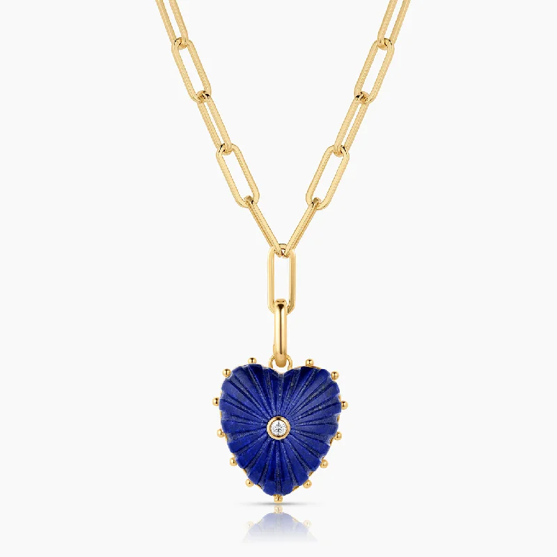 Women’s gold choker necklaces-Malene Lapis Clip Necklace