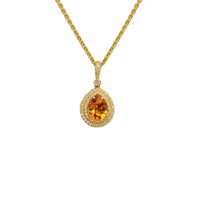 Citrine and Yellow Gold