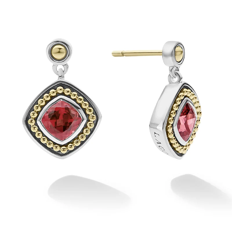 Women’s luxury diamond earrings-Rittenhouse Rhodolite Garnet Drop Earrings