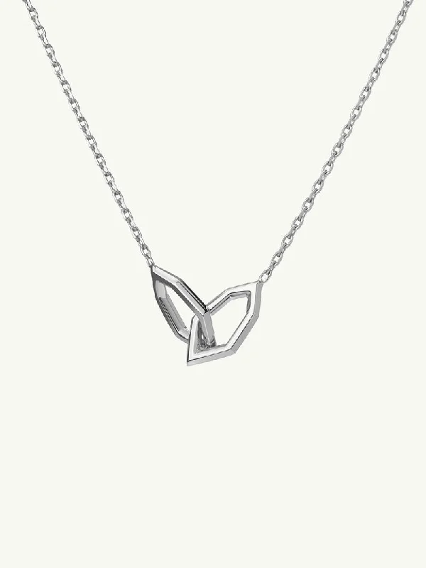 Women’s charm necklaces-Amanti Necklace In 18K White Gold