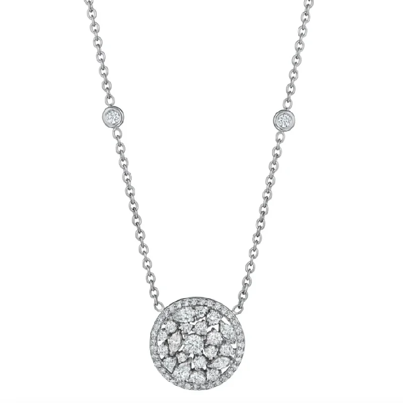 Women’s bridal necklaces-Penny Preville Round 'Stardust' Necklace