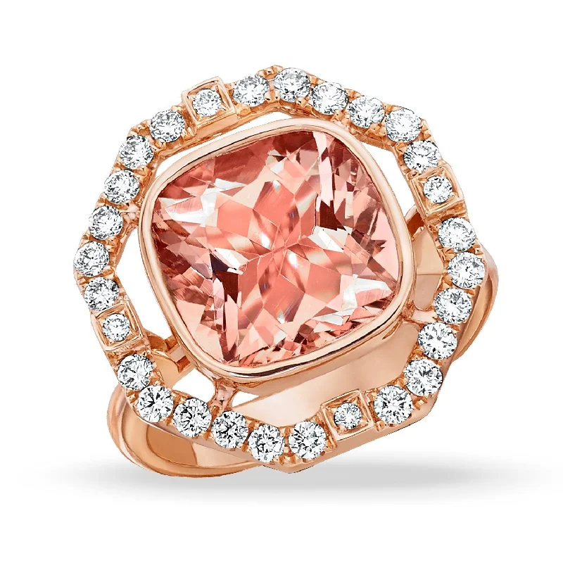 Women’s platinum engagement rings-Doves Rosé Collection AC265)