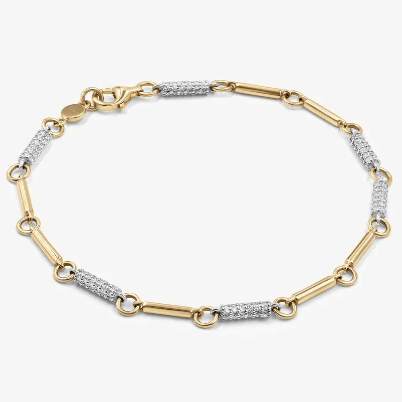 Women’s friendship bangles-Pavé Sloan Bracelet