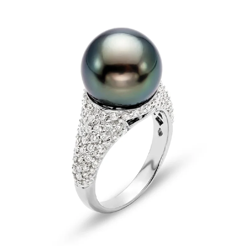 Women’s designer rings for women-Pavé Cocktail Ring