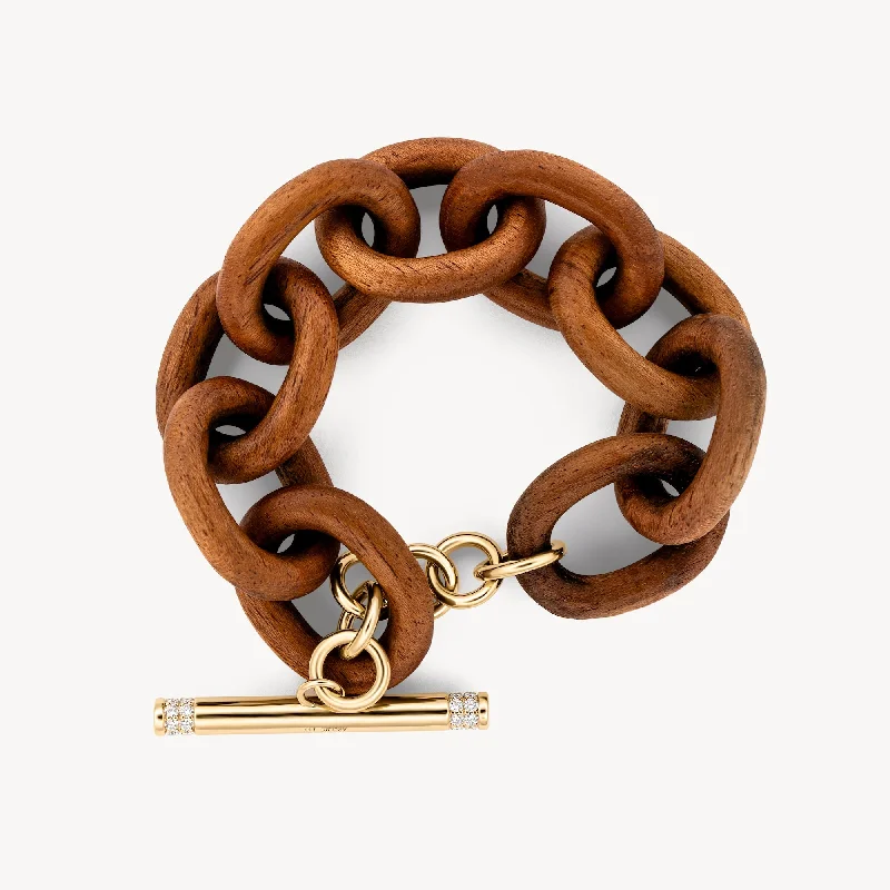 Women’s gold bracelets-The Woody Bracelet