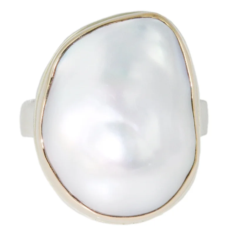 Affordable rings for women-Cultured Pearl Ring