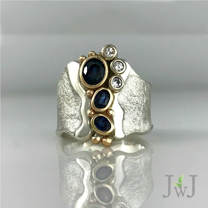 Women’s multi-stone rings-Blue EmPOWERing