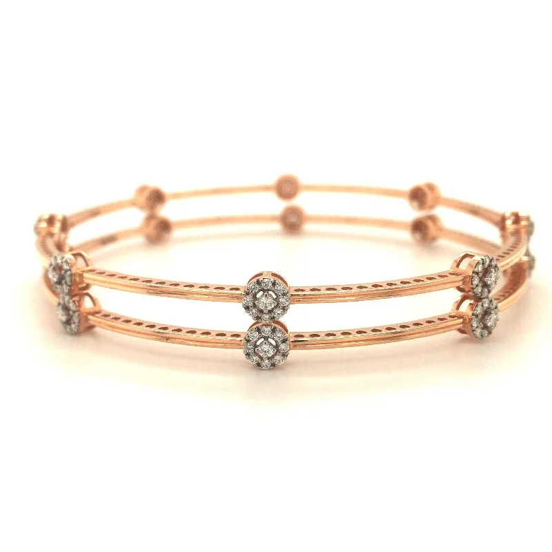 Women’s handmade bracelets-Timeless Ultra Light Weight Diamond Bangle