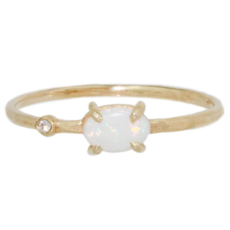 Women’s multi-stone rings-Opal Wink Ring