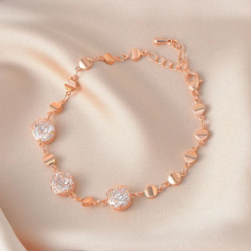 Rose Gold Plated S049