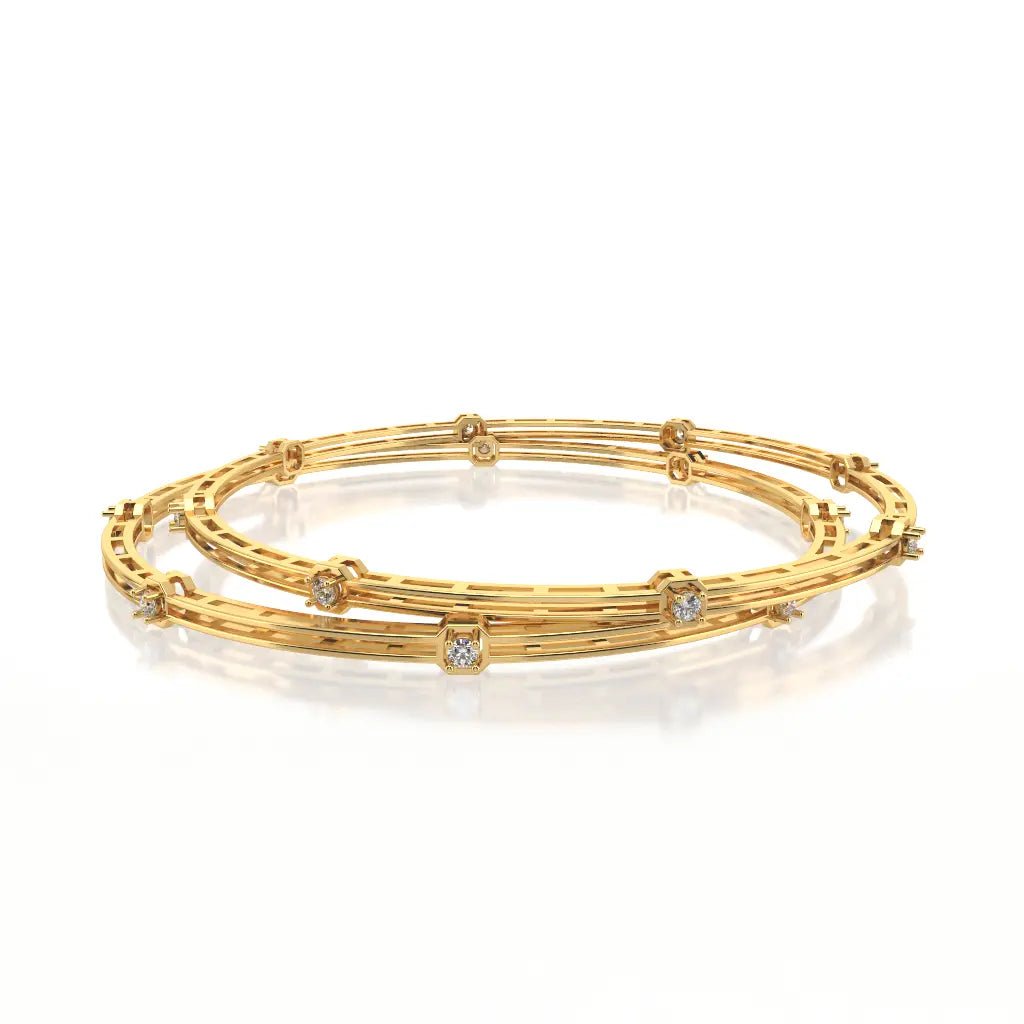 Women’s adjustable bracelets-SHRINIKA DIAMOND BANGLE