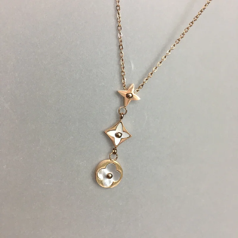 Rose gold necklace