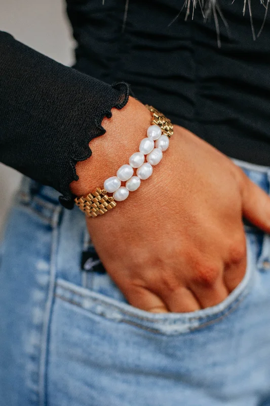 Women’s gold bracelets-Refined Attitude Bracelet