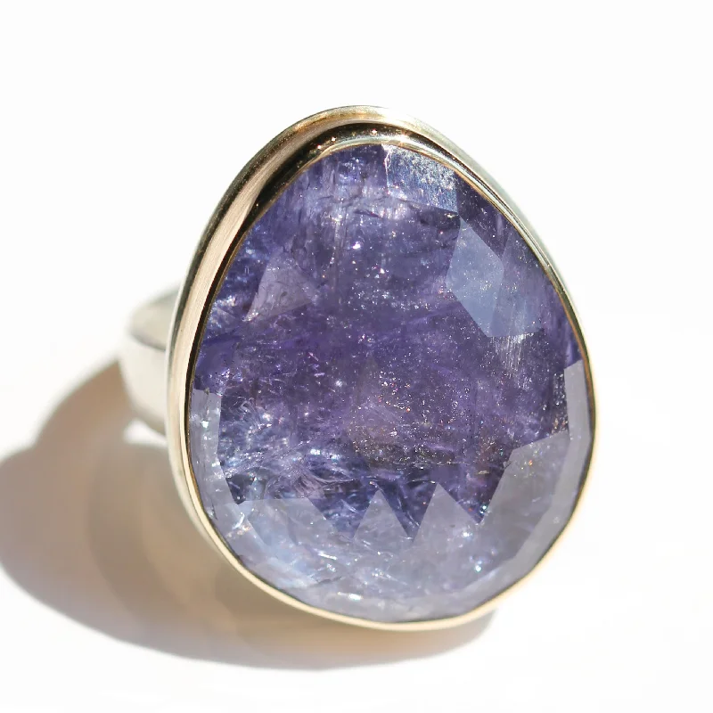 Women’s minimal rings-Tanzanite Ring