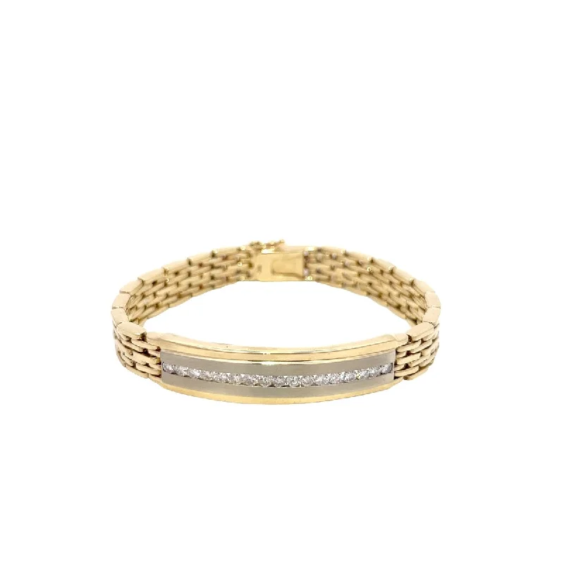 Women’s statement bangles-Pre-Owned Diamond Bracelet