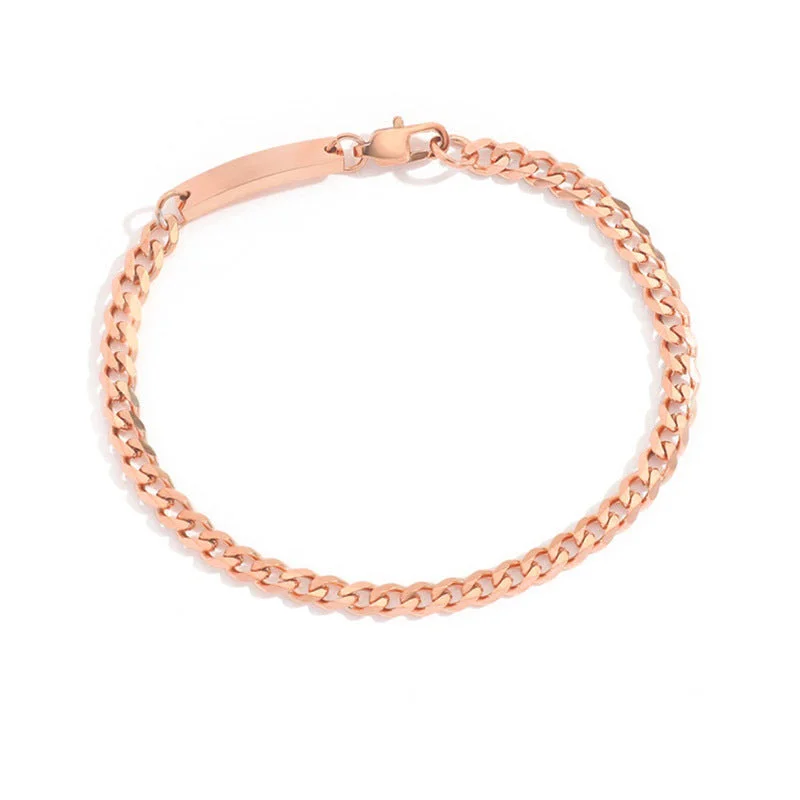 4mm Rose Gold-16.5cm-328 55