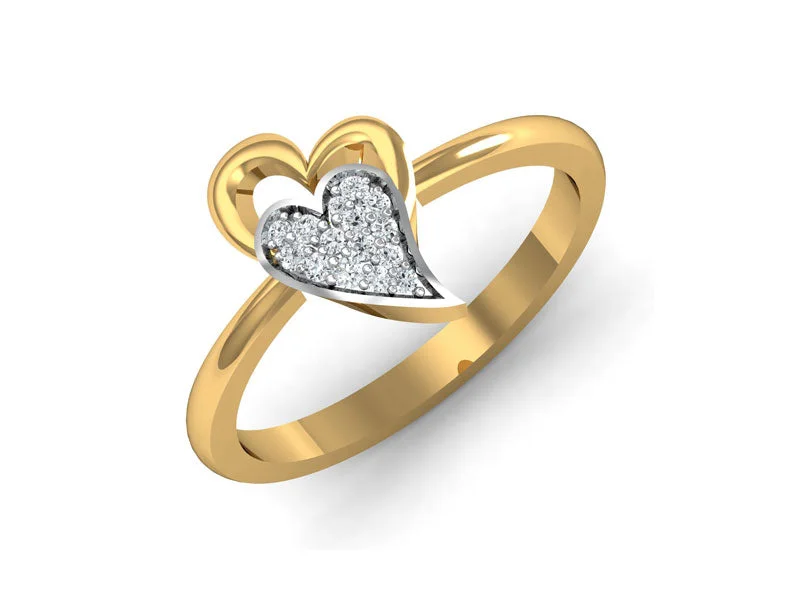 Women’s wedding ring sets for women-Charming Lovestruck Ring