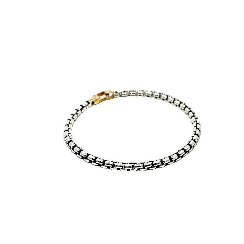 Women’s thick bangles-Pre-Owned David Yurman Bel Aire Box Chain Bracelet